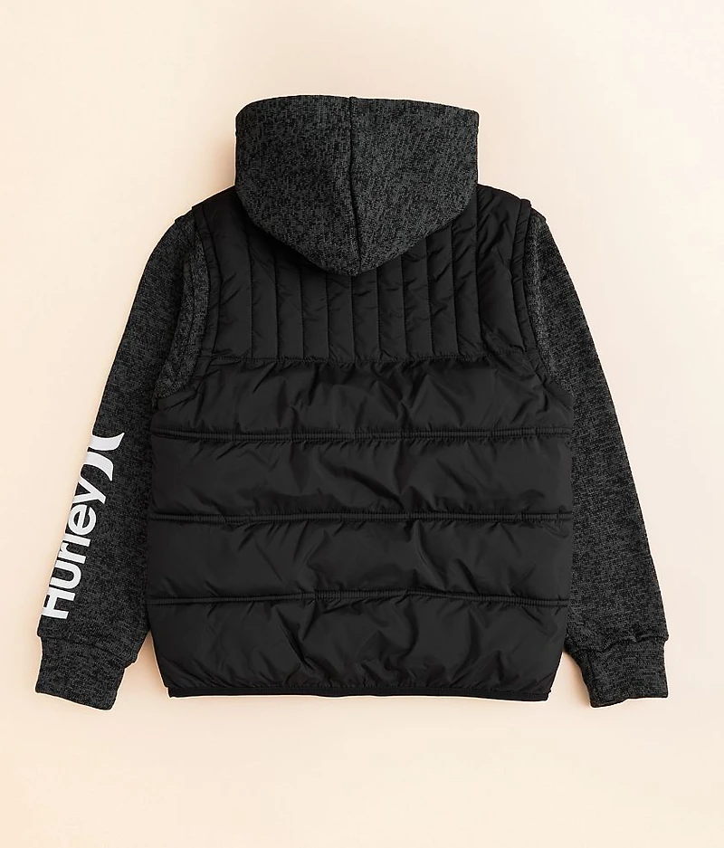 Boys - 2fer Puffer Hooded Jacket