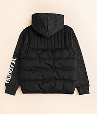Boys - 2fer Puffer Hooded Jacket