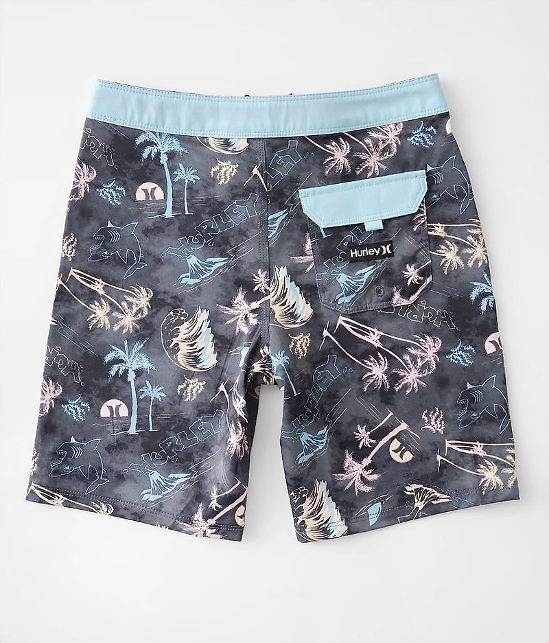 Boys - Volcano Doodle Stretch Boardshort