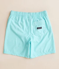 Boys - Heather Stretch Swim Trunks
