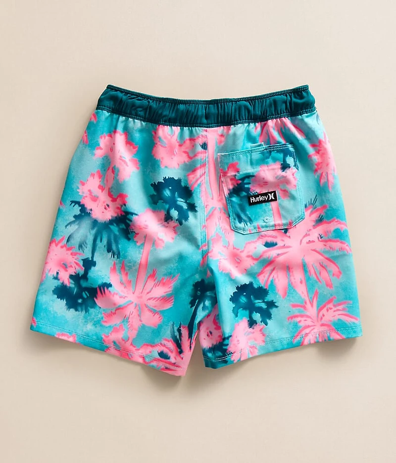 Boys - Pop Color Palm Swim Trunks