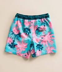 Boys - Pop Color Palm Swim Trunks