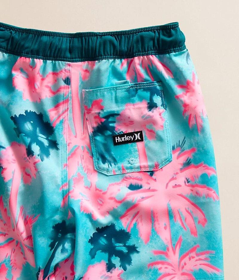 Boys - Pop Color Palm Swim Trunks