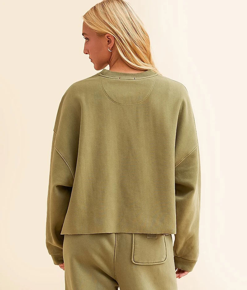 Vintage Reverse Weave Oversized Pullover