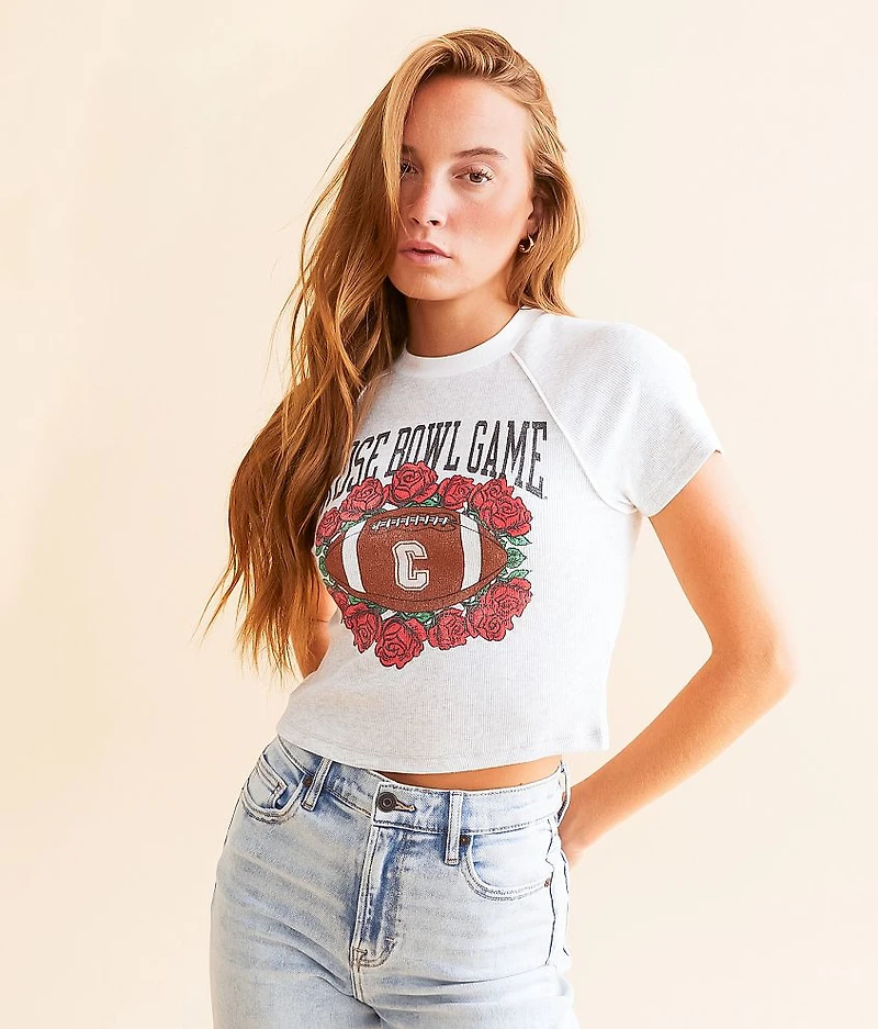 Rose Bowl Football Baby Cropped T-Shirt