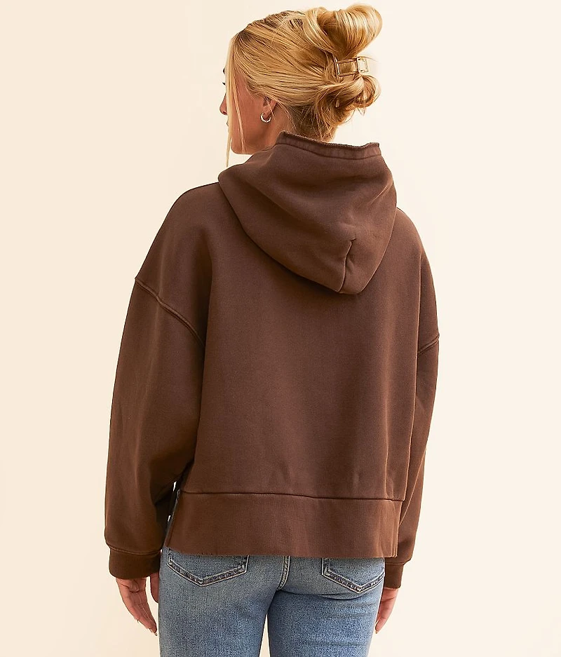 Vintage Wash Reverse Hooded Sweatshirt