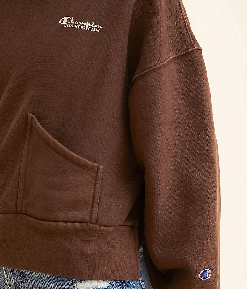 Vintage Wash Reverse Hooded Sweatshirt