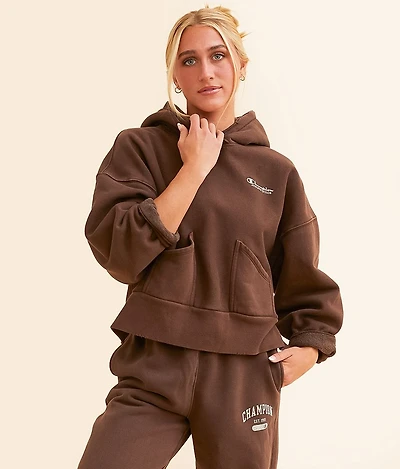 Vintage Wash Reverse Hooded Sweatshirt