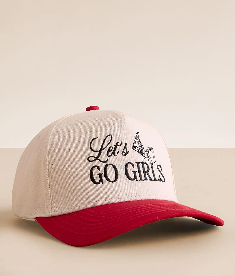 Let's Go Girls Baseball Hat