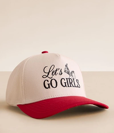 Let's Go Girls Baseball Hat