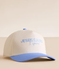 Jesus Saves I Spend Baseball Hat