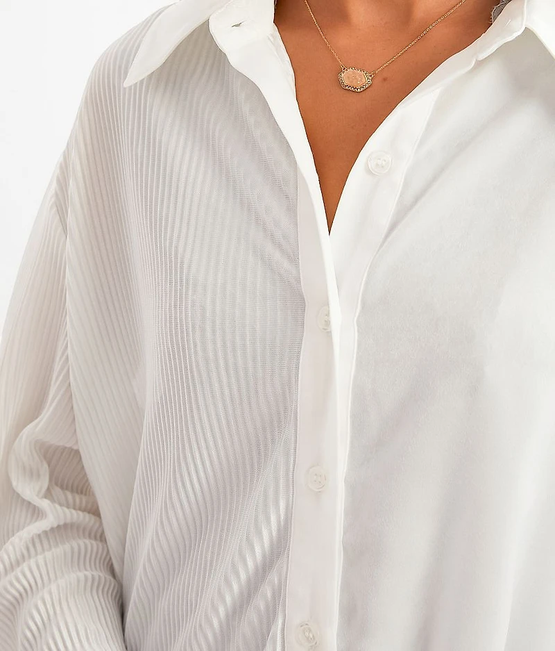 Pleated Blouse