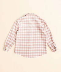 Girls - Plaid Shacket