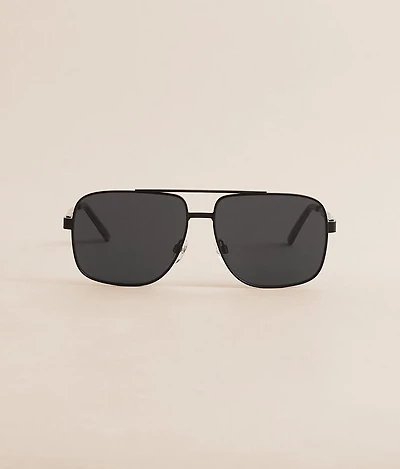 Nimitz Square Aviator Sunglasses