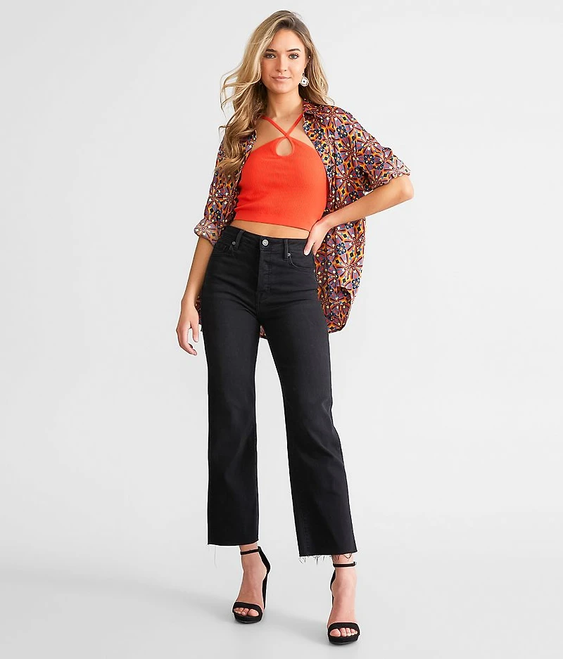 Tracey Cropped Straight Stretch Jean