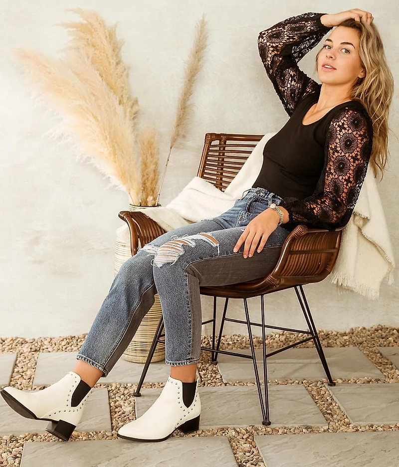 Zoey Pieced Mom Jean