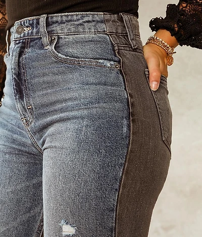 Zoey Pieced Mom Jean