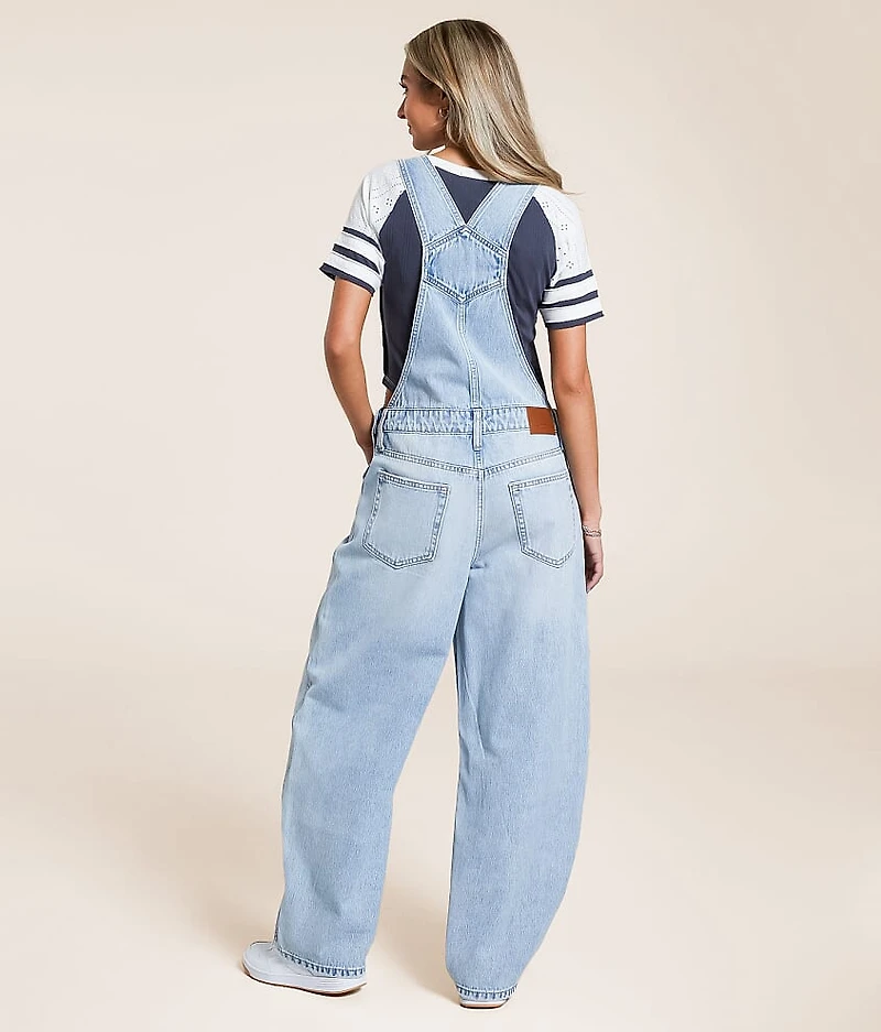 Sammie Barrel Denim Overalls
