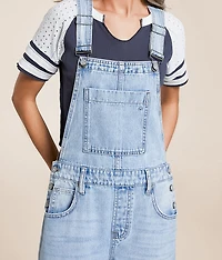 Sammie Barrel Denim Overalls