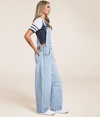 Sammie Barrel Denim Overalls
