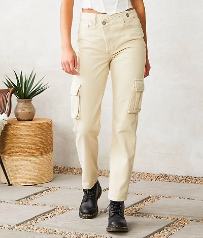Tracey Cropped Straight Cargo Pant