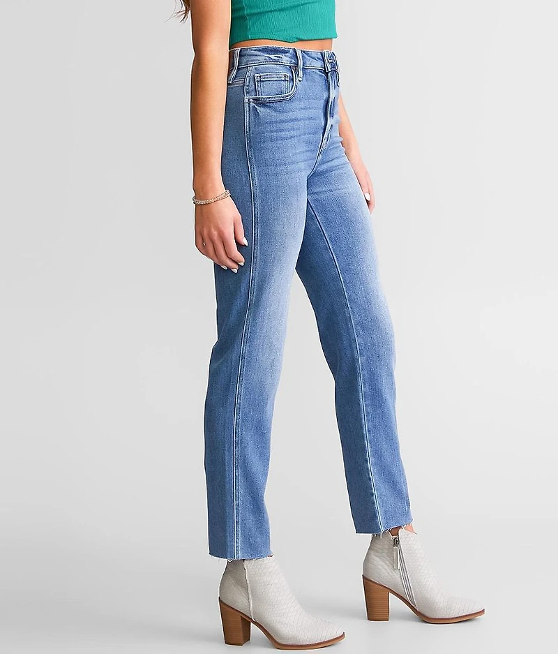 Tracey High Rise Cropped Straight Stretch Jean