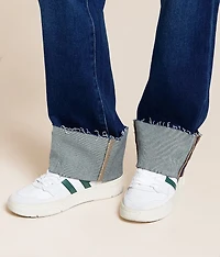 Ella Classic Straight Stretch Cuffed Jean