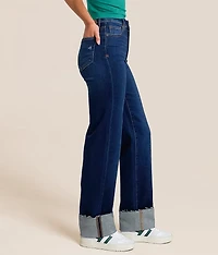 Ella Classic Straight Stretch Cuffed Jean