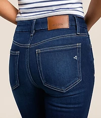 Chloe Cropped Straight Stretch Cuffed Jean