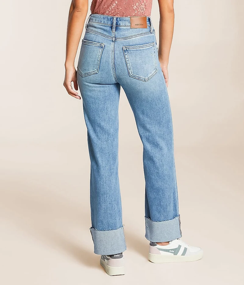 Ella Cropped Classic Straight Stretch Jean