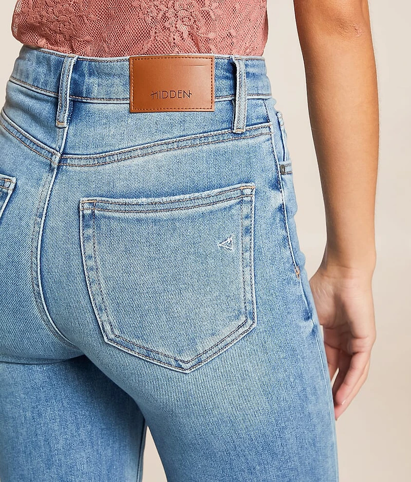 Ella Cropped Classic Straight Stretch Jean