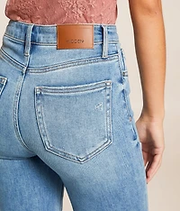 Ella Cropped Classic Straight Stretch Jean