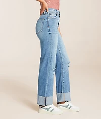 Ella Cropped Classic Straight Stretch Jean