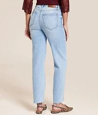 Ella Cropped Classic Straight Stretch Jean