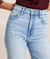 Ella Cropped Classic Straight Stretch Jean