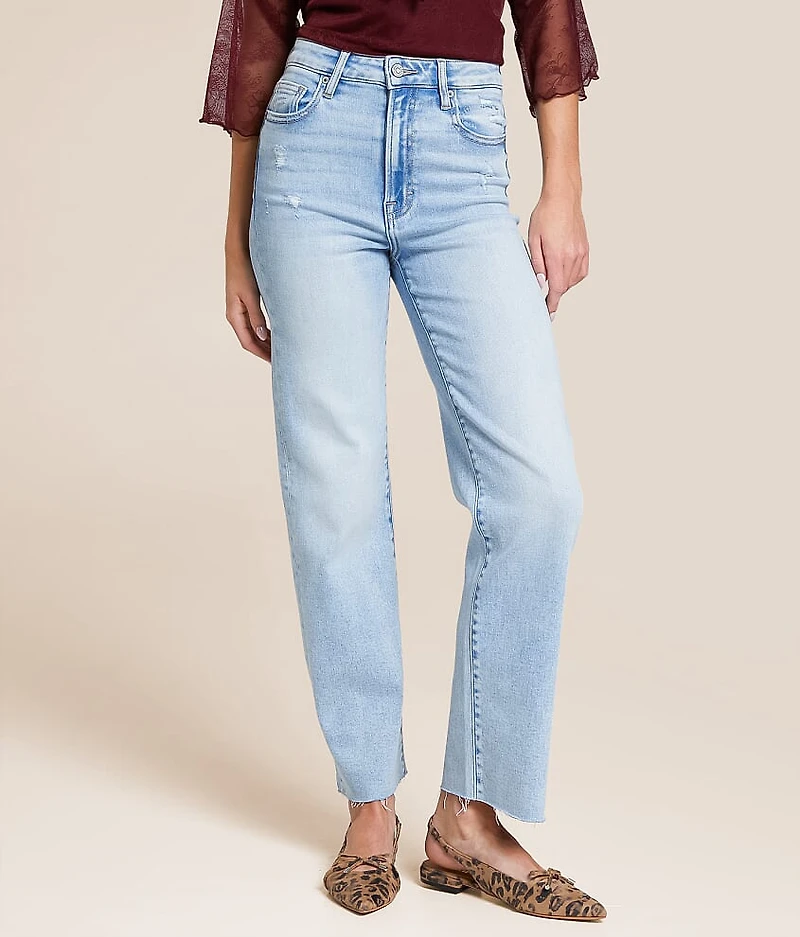 Ella Cropped Classic Straight Stretch Jean