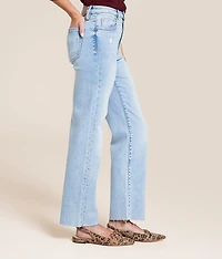 Ella Cropped Classic Straight Stretch Jean