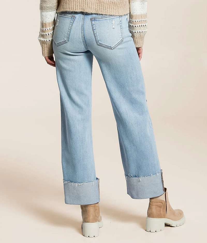Ella Cropped Straight Stretch Jean