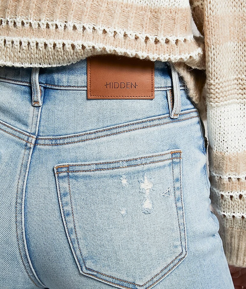 Ella Cropped Straight Stretch Jean