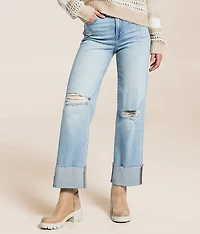 Ella Cropped Straight Stretch Jean