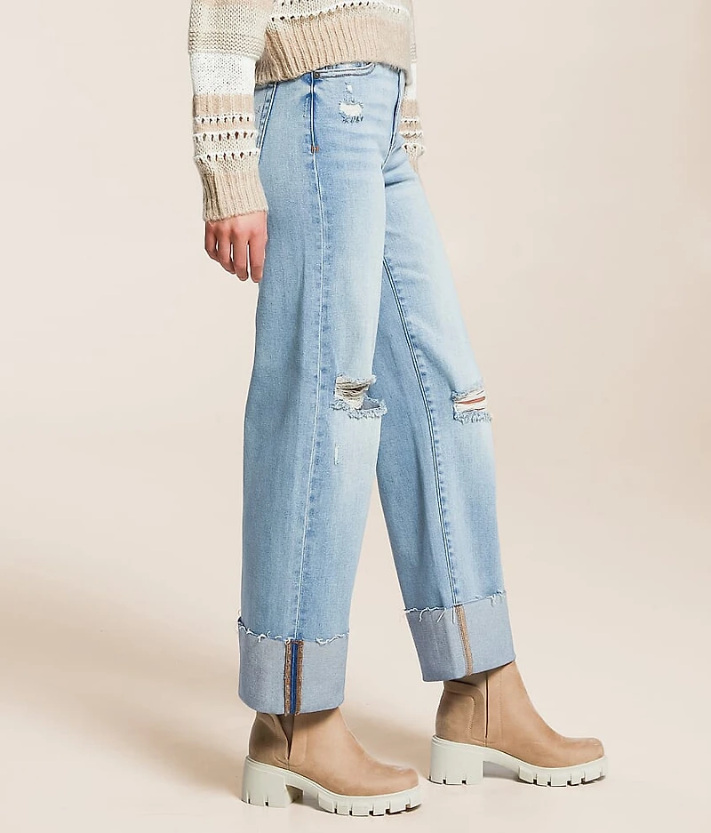 Ella Cropped Straight Stretch Jean