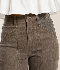 Happi Cheetah Flare Stretch Jean