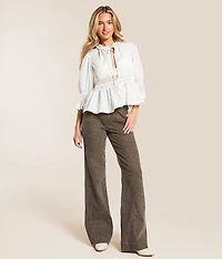 Happi Cheetah Flare Stretch Jean