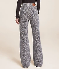 Happi Cheetah Flare Stretch Jean
