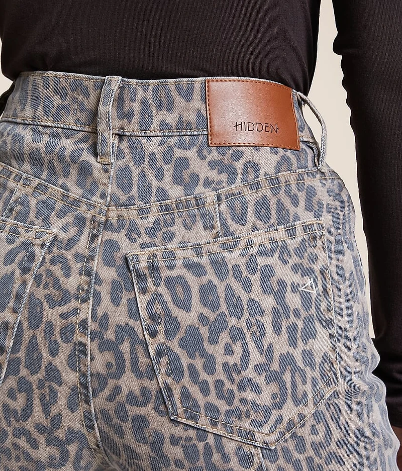 Happi Cheetah Flare Stretch Jean