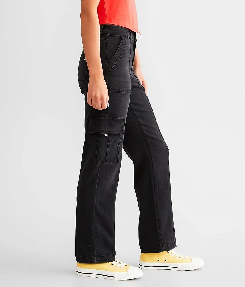 Tracey High Rise Straight Cargo Stretch Jean