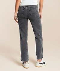 Ella Cropped Classic Straight Stretch Jean