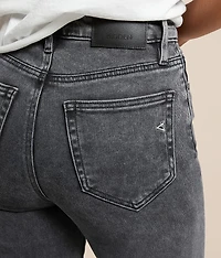 Ella Cropped Classic Straight Stretch Jean