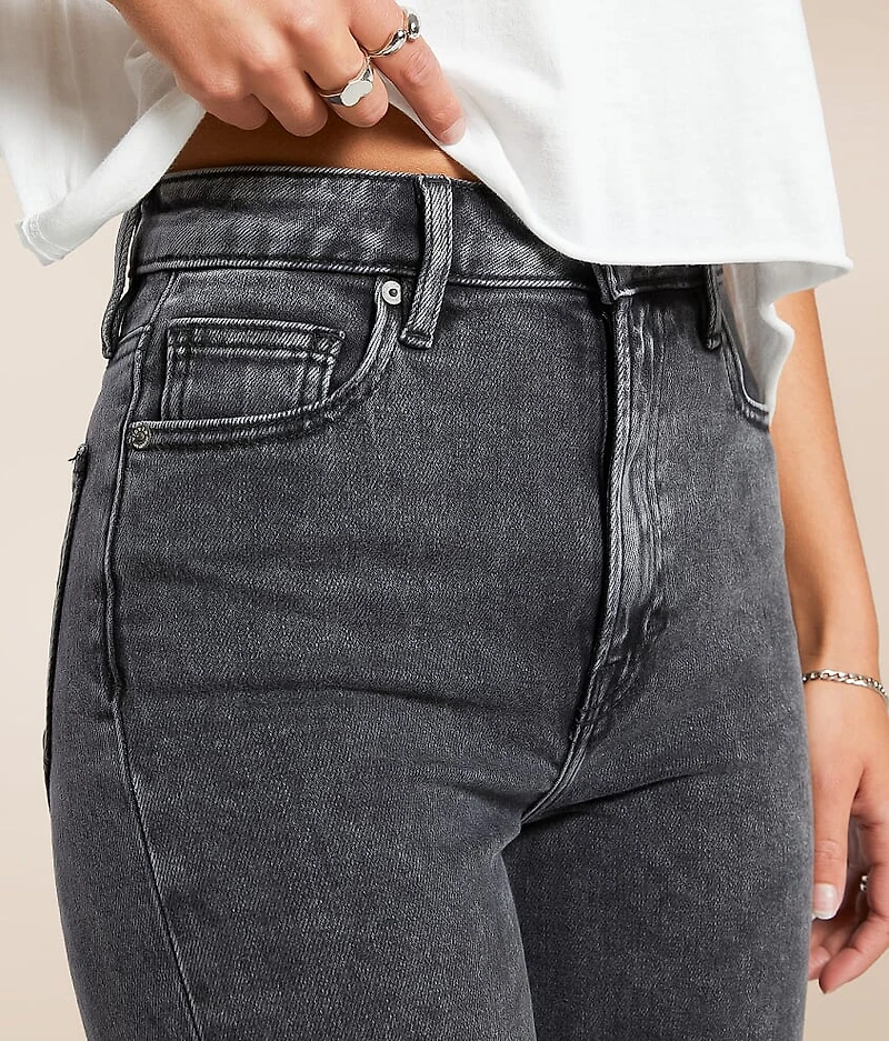 Ella Cropped Classic Straight Stretch Jean
