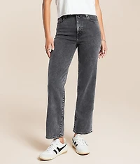 Ella Cropped Classic Straight Stretch Jean